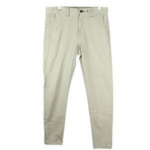 Rag & Bone Standard Issue Chino Pants Men's W31 X L29 Khaki Beige M1723O060DRZ